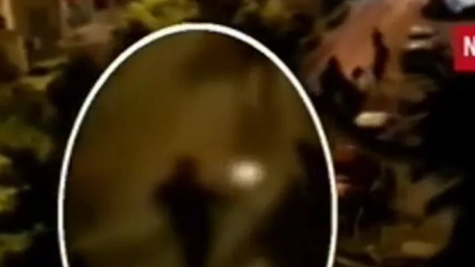 Η στιγμή της επίθεσης με μολότοφ στην έδρα των ΜΑΤ (βίντεο)